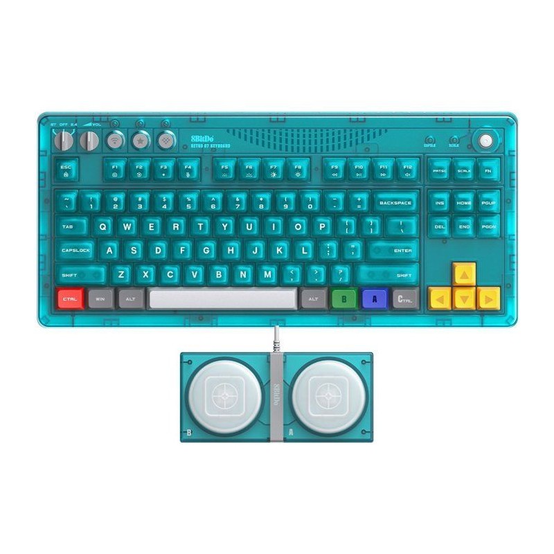 Clavier mécanique gamer - 8BitDo - Mechanical Keyboard - QWERTY - Ré