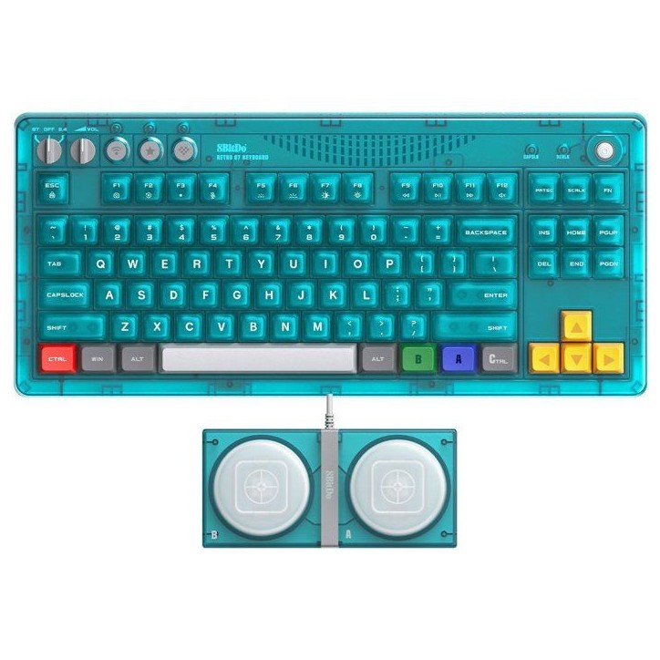 Clavier mécanique gamer - 8BitDo - Mechanical Keyboard - QWERTY - Rétroéclairé Clavier mécanique gamer - 8BitDo - Mechanical Keyboard - QWERTY - Rétroéclairé