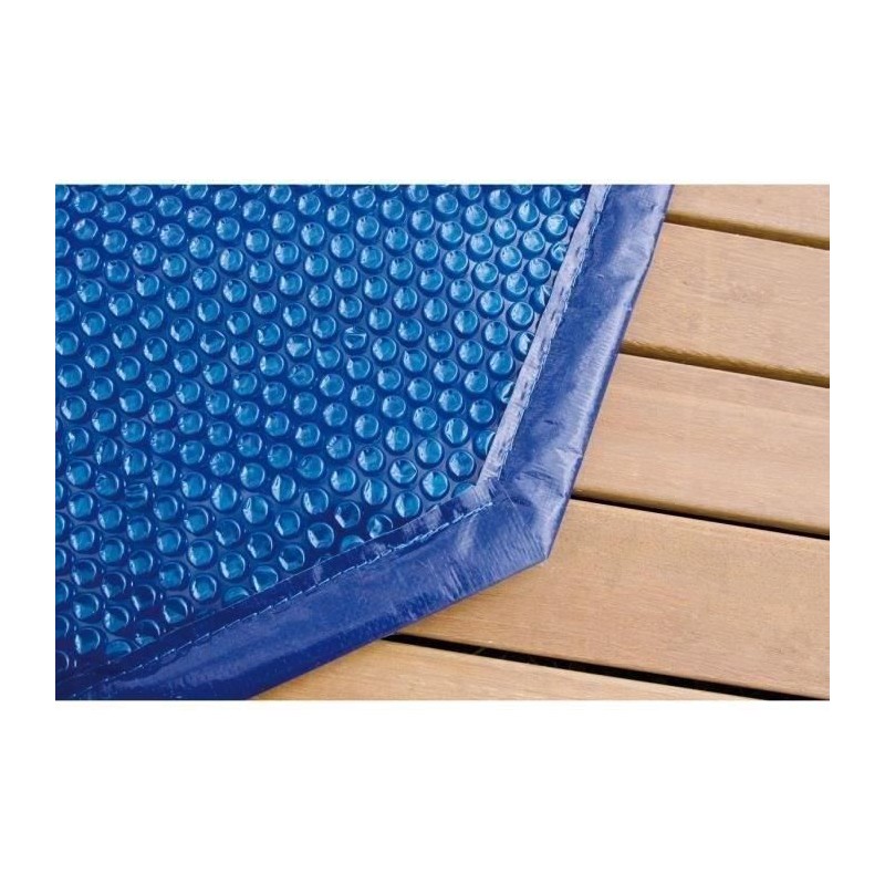 Bâche a bulles pour piscine bois UBBINK octogonale 430 - Bleue - 400