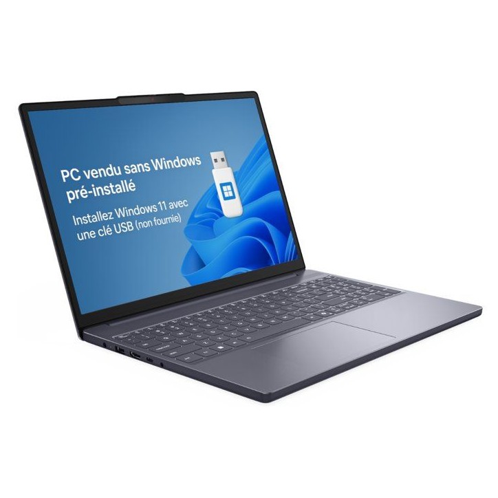 PC portable LENOVO IdeaPad Slim 3 15IRH10 | Sans Windows - 15,3 WUXGA IPS - Core i5-13420H - RAM 16 Go - SSD 512 Go - AZERTY PC portable LENOVO IdeaPad Slim 3 15IRH10 | Sans Windows - 15,3 WUXGA IPS - Core i5-13420H - RAM 16 Go - SSD 512 Go - AZERTY