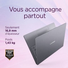 PC portable LENOVO IdeaPad Slim 3 14ARP10 | Sans Windows - 14'' WUXGA - Ryzen 5 150 - RAM 16 Go - SSD 512 Go - AZERTY