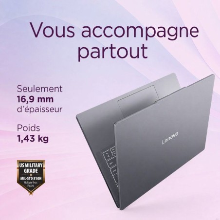PC portable LENOVO IdeaPad Slim 3 14ARP10 | Sans Windows - 14'' WUXGA - Ryzen 5 150 - RAM 16 Go - SSD 512 Go - AZERTY
