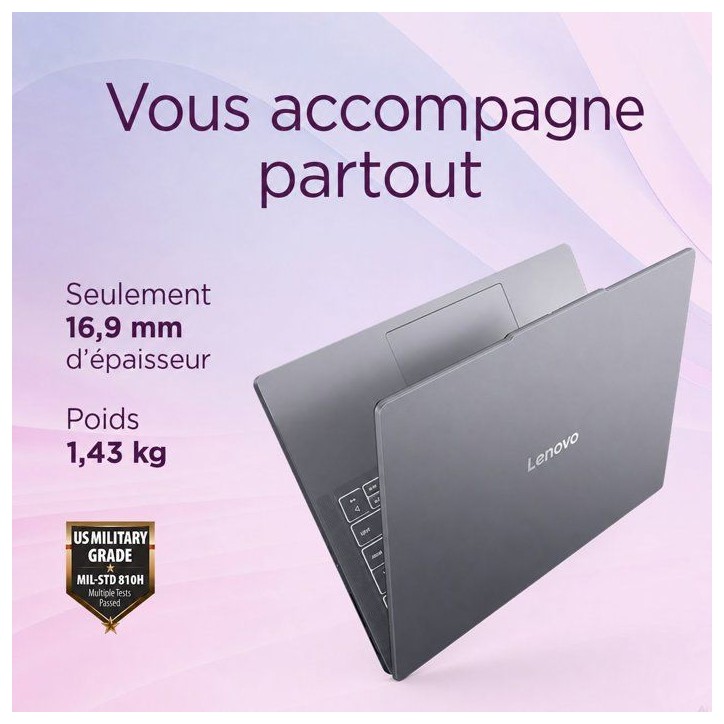 PC portable LENOVO IdeaPad Slim 3 14ARP10 | Sans Windows - 14'' WUXGA - Ryzen 5 150 - RAM 16 Go - SSD 512 Go - AZERTY PC portable LENOVO IdeaPad Slim 3 14ARP10 | Sans Windows - 14'' WUXGA - Ryzen 5 150 - RAM 16 Go - SSD 512 Go - AZERTY