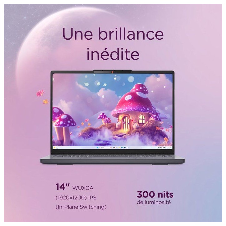 PC portable LENOVO IdeaPad Slim 3 14ARP10 | Sans Windows - 14'' WUXGA - Ryzen 5 150 - RAM 16 Go - SSD 512 Go - AZERTY PC portable LENOVO IdeaPad Slim 3 14ARP10 | Sans Windows - 14'' WUXGA - Ryzen 5 150 - RAM 16 Go - SSD 512 Go - AZERTY