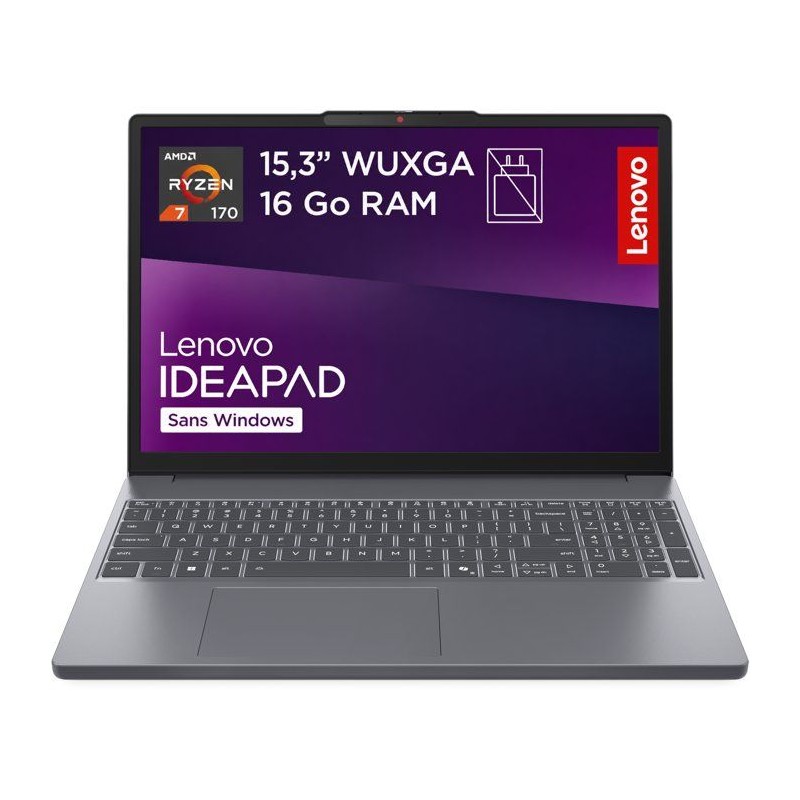 PC portable LENOVO IdeaPad Slim 3 15ARP10 | Sans Windows - 15,3 WUXGA