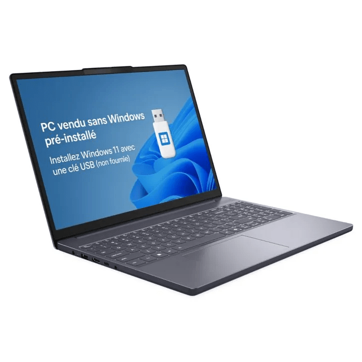PC portable LENOVO IdeaPad Slim 3 15ARP10 | Sans Windows - 15,3 WUXGA - Ryzen 7 170 - RAM 16 Go - SSD 512 Go - AZERTY PC portable LENOVO IdeaPad Slim 3 15ARP10 | Sans Windows - 15,3 WUXGA - Ryzen 7 170 - RAM 16 Go - SSD 512 Go - AZERTY