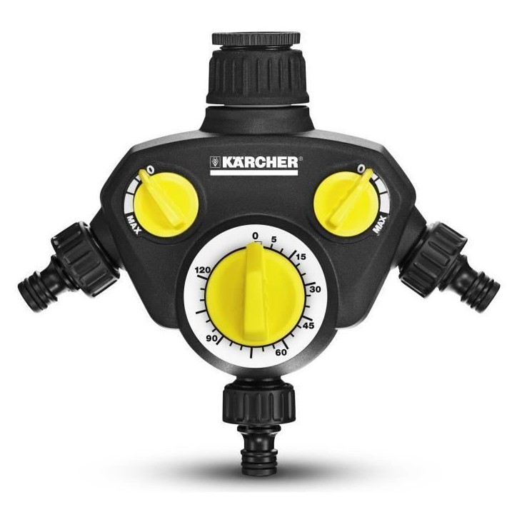 Minuterie d'arrosage KARCHER WT 2 - 3 sorties d'eau indépendantes Minuterie d'arrosage KARCHER WT 2 - 3 sorties d'eau indépendantes