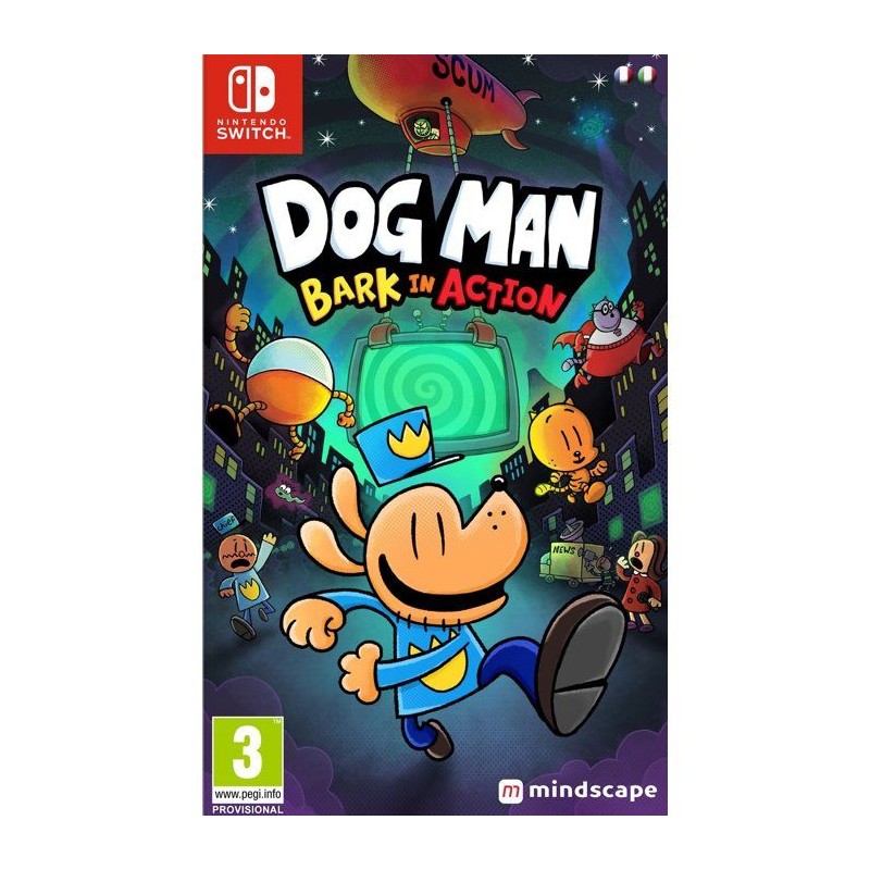 Dog Man Bark in Action - Jeu Nintendo Switch