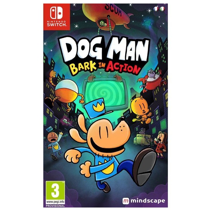 Dog Man Bark in Action - Jeu Nintendo Switch