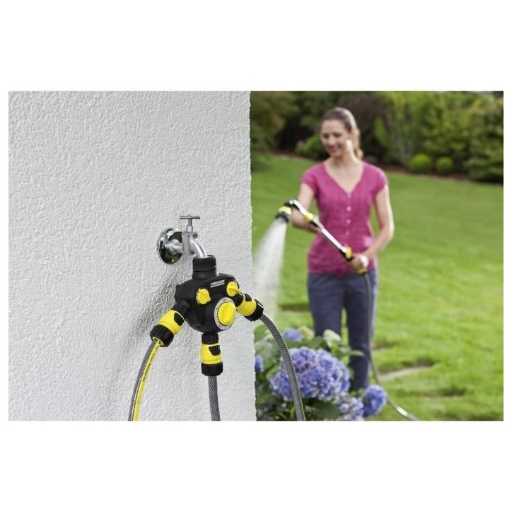 Minuterie d'arrosage KARCHER WT 2 - 3 sorties d'eau indépendantes Minuterie d'arrosage KARCHER WT 2 - 3 sorties d'eau indépendantes