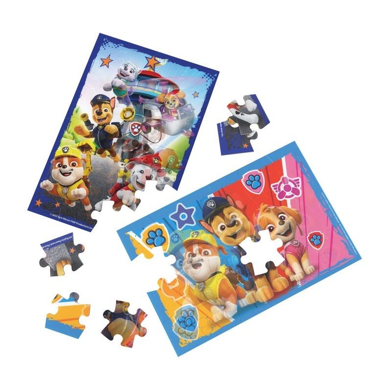 SPINMASTER Pat' Patrouille - 2 Puzzles Lenticulaires 24 pieces - Doubl