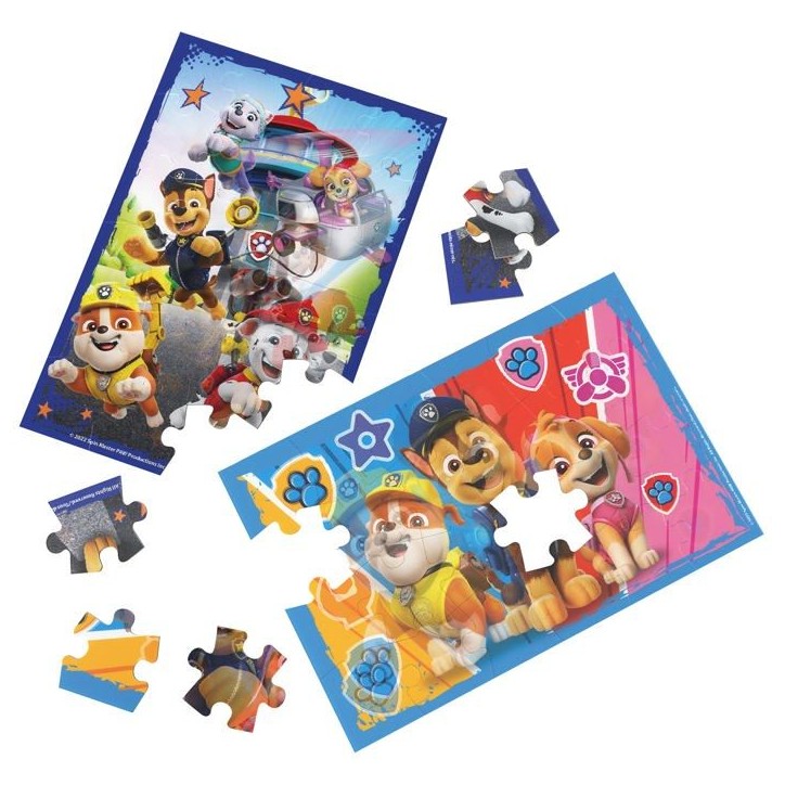 SPINMASTER Pat' Patrouille - 2 Puzzles Lenticulaires 24 pieces - Double visuel, dimensions 22,8 x 15,2 cm - Des 3 ans SPINMASTER Pat' Patrouille - 2 Puzzles Lenticulaires 24 pieces - Double visuel, dimensions 22,8 x 15,2 cm - Des 3 ans