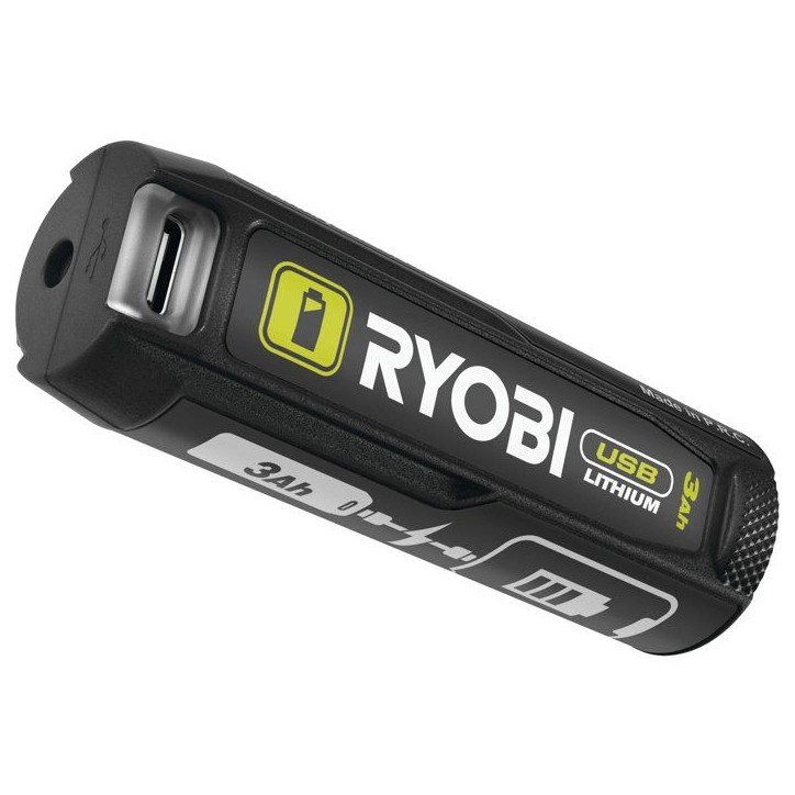 RYOBI Batterie 4V 3Ah USB-C Lithium Powerbank - RB4L30 RYOBI Batterie 4V 3Ah USB-C Lithium Powerbank - RB4L30