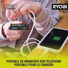 RYOBI Batterie 4V 3Ah USB-C Lithium Powerbank - RB4L30