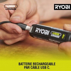 RYOBI Batterie 4V 3Ah USB-C Lithium Powerbank - RB4L30