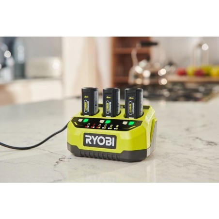 RYOBI Chargeur 3 ports USB 4V USB Lithium - sans batterie ni chargeur - RC43P