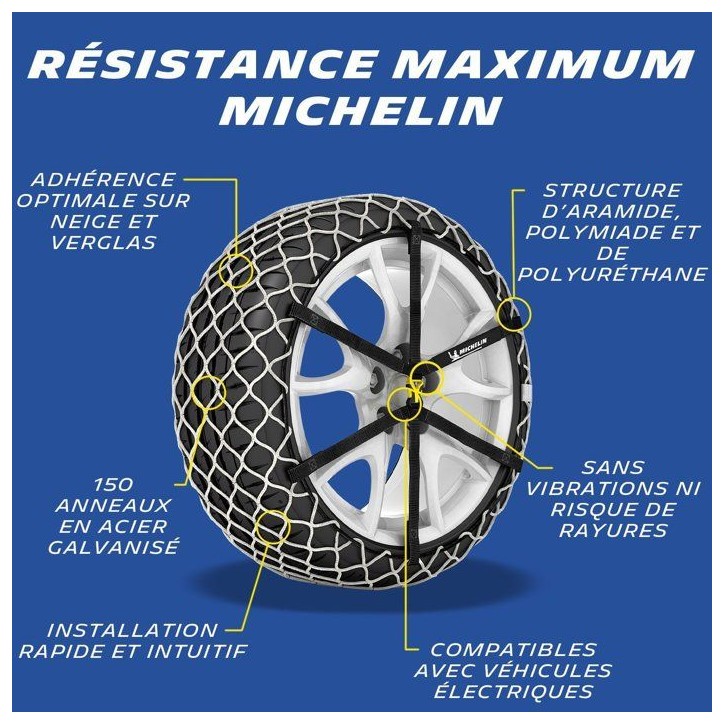Chaînes neige - MICHELIN - Easy Grip Limited E2 - Noir Chaînes neige - MICHELIN - Easy Grip Limited E2 - Noir