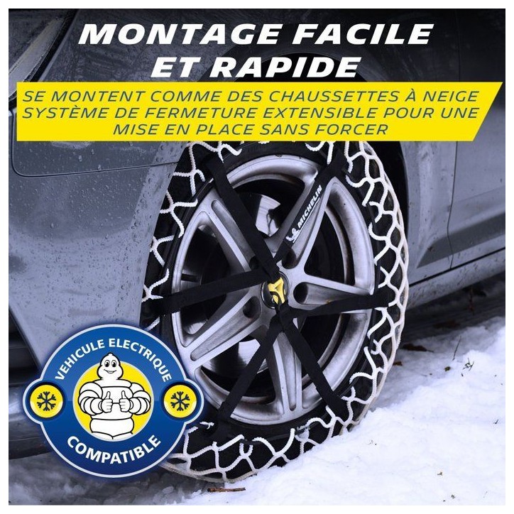 Chaînes neige - MICHELIN - Easy Grip Limited E18 - Noir Chaînes neige - MICHELIN - Easy Grip Limited E18 - Noir