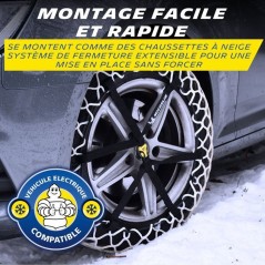 Chaînes neige - MICHELIN - Easy Grip Limited E19 - Noir