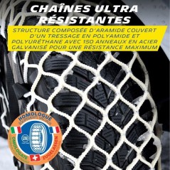 Chaînes neige - MICHELIN - Easy Grip Limited E19 - Noir