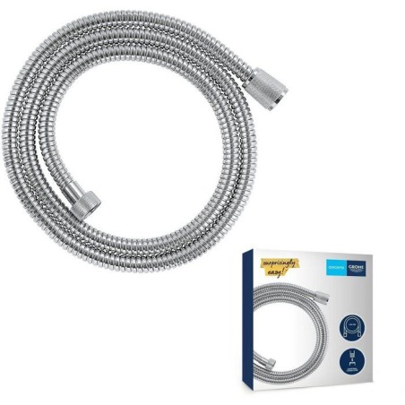 Flexible de douche - GROHE - VitalioFlex - 1,5 m - Métal - Chromé