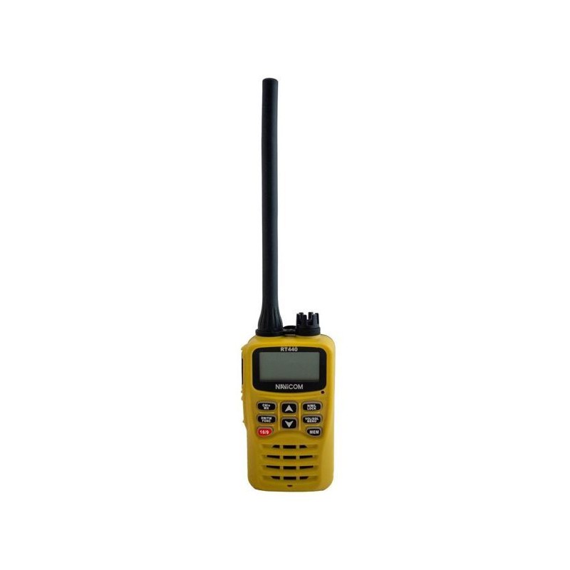 VHF portable - NAVICOM - RT440 - 6 W - Étanche IPX7 - Récepteur FM