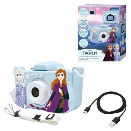 Lexibook - Appareil photo enfant avec protection - 4 en 1 - Reine des