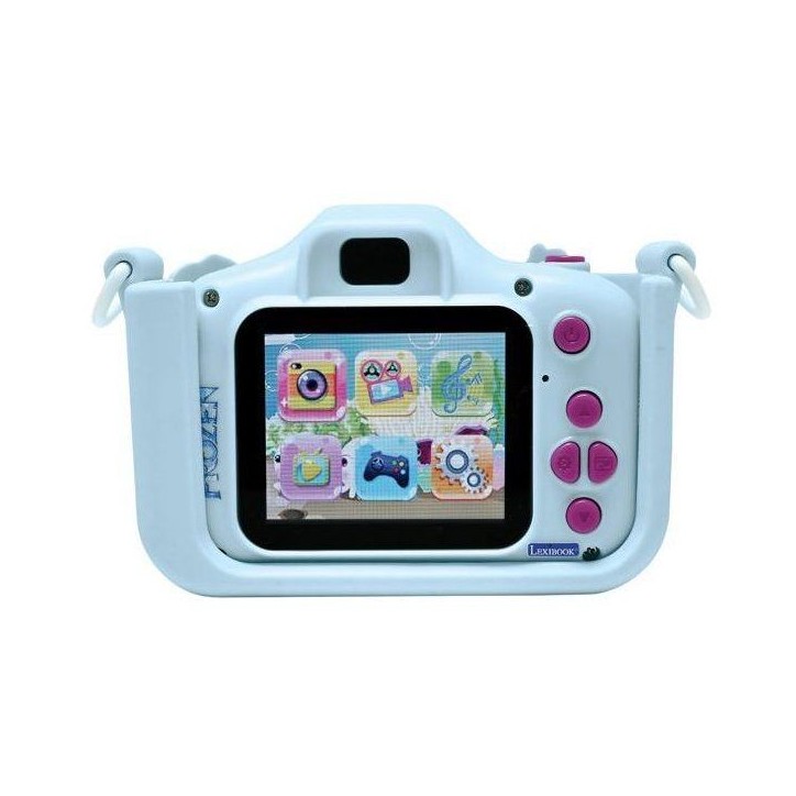 Lexibook - Appareil photo enfant avec protection - 4 en 1 - Reine des neiges - Carte mémoire 8go - Étui - Photo, Vidéo, MP3, Lexibook - Appareil photo enfant avec protection - 4 en 1 - Reine des neiges - Carte mémoire 8go - Étui - Photo, Vidéo, MP3,