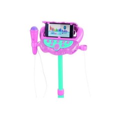 Microphone Gabby et la maison magique sur pied ajustable lumineux avec