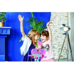 Microphone Gabby et la maison magique sur pied ajustable lumineux avec