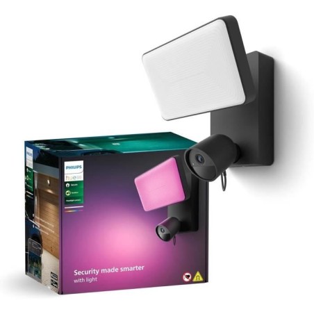 Projecteur avec caméra de sécurité intelligente extérieure - Phili