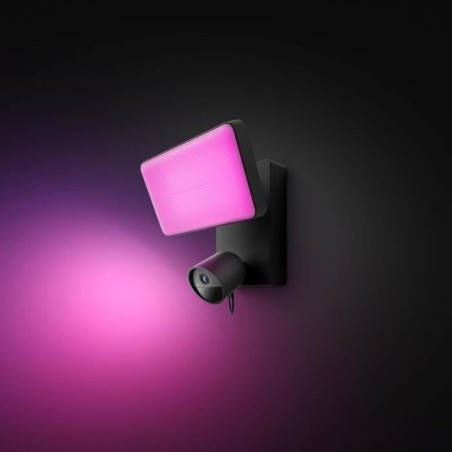Projecteur avec caméra de sécurité intelligente extérieure - Philips Hue - Secure - 1080P - Intégrée - Conversation bidire