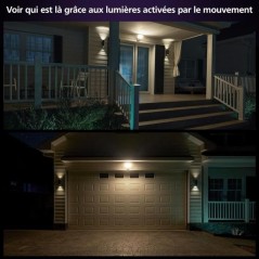 Projecteur avec caméra de sécurité intelligente extérieure - Phili