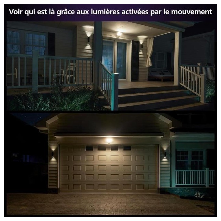 Projecteur avec caméra de sécurité intelligente extérieure - Philips Hue - Secure - 1080P - Intégrée - Conversation bidire Projecteur avec caméra de sécurité intelligente extérieure - Philips Hue - Secure - 1080P - Intégrée - Conversation bidire
