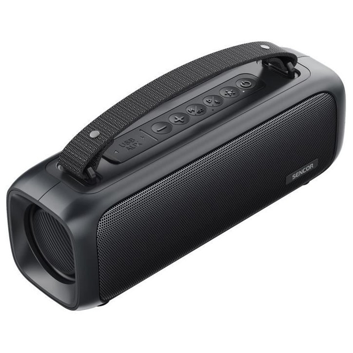Enceinte Bluetooth portable - SENCOR - SSS 3000 Kids Light Speaker - 16 W - 2 haut-parleurs - IPX4 - Noir