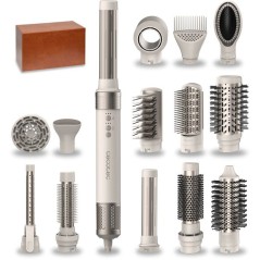Brosse coiffante - CECOTEC - CeramicCare 14in1 AirGlam - 14 en 1 - Col