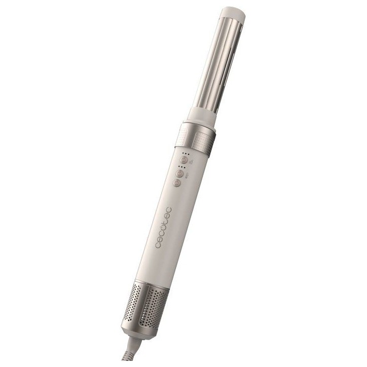 Brosse coiffante - CECOTEC - CeramicCare 14in1 AirGlam - 14 en 1 - Coloris champagne - 1400 W