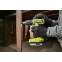 RYOBI Perceuse-visseuse a percussion Brushless 18V ONE+ - batterie 2Ah