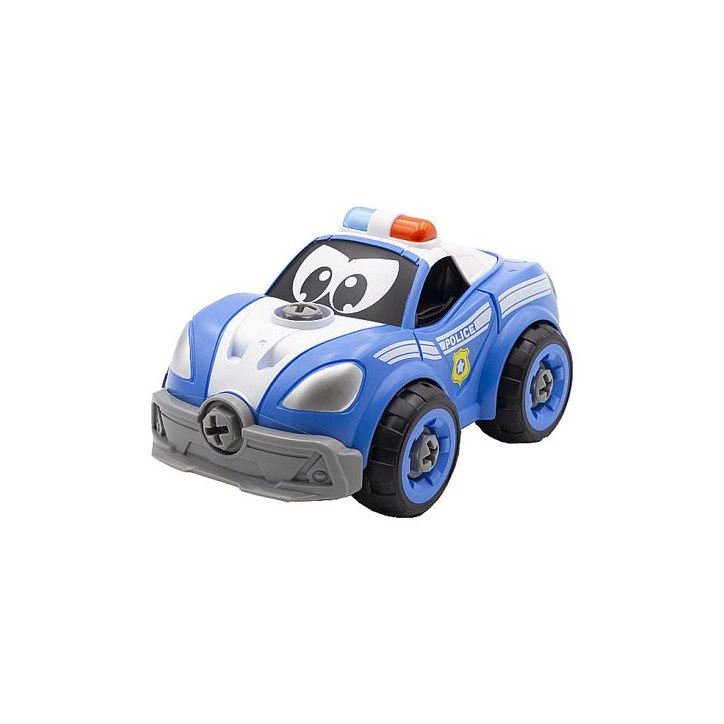 Voitre télécommandée - TOOKO - CONSTRUIS MA VOITURE DE POLICE RC - Technologie follow-me - Des 2 ans Voitre télécommandée - TOOKO - CONSTRUIS MA VOITURE DE POLICE RC - Technologie follow-me - Des 2 ans