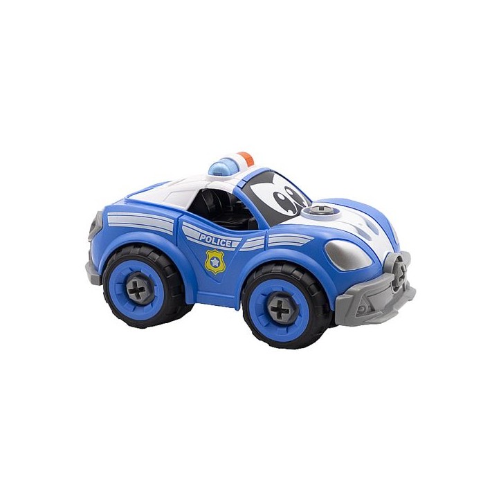 Voitre télécommandée - TOOKO - CONSTRUIS MA VOITURE DE POLICE RC - Technologie follow-me - Des 2 ans Voitre télécommandée - TOOKO - CONSTRUIS MA VOITURE DE POLICE RC - Technologie follow-me - Des 2 ans