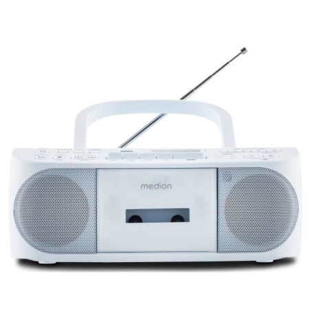 Radio CD K7 - MEDION - FM - 2x3W RMS - Bleu