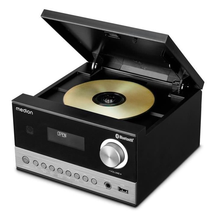 Mini Chaîne HiFi - MEDION - DAB/PLL UKW - Lecteur CD - Bluetooth 5.3 - 2x15W RMS