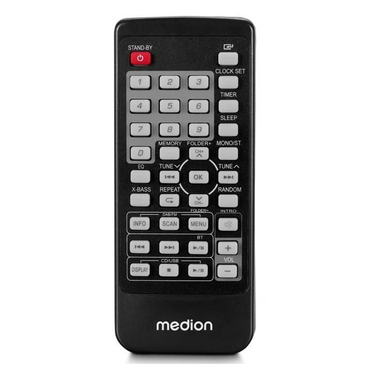 Mini Chaîne HiFi - MEDION - DAB/PLL UKW - Lecteur CD - Bluetooth 5.3 - 2x15W RMS