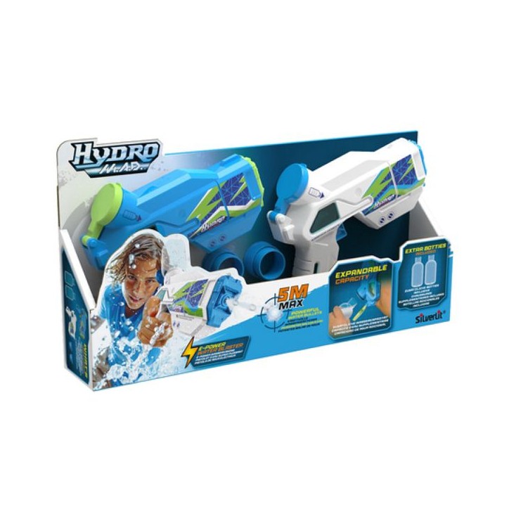 Pistolet a eau élétronique - SILVERLIT - HYDROMAD MINI BLASTER PACK 2 - Des 8 ans Pistolet a eau élétronique - SILVERLIT - HYDROMAD MINI BLASTER PACK 2 - Des 8 ans