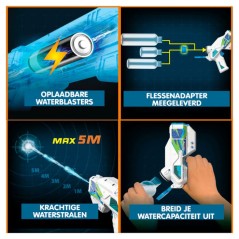 Pistolet a eau élétronique - SILVERLIT - HYDROMAD MINI BLASTER PACK