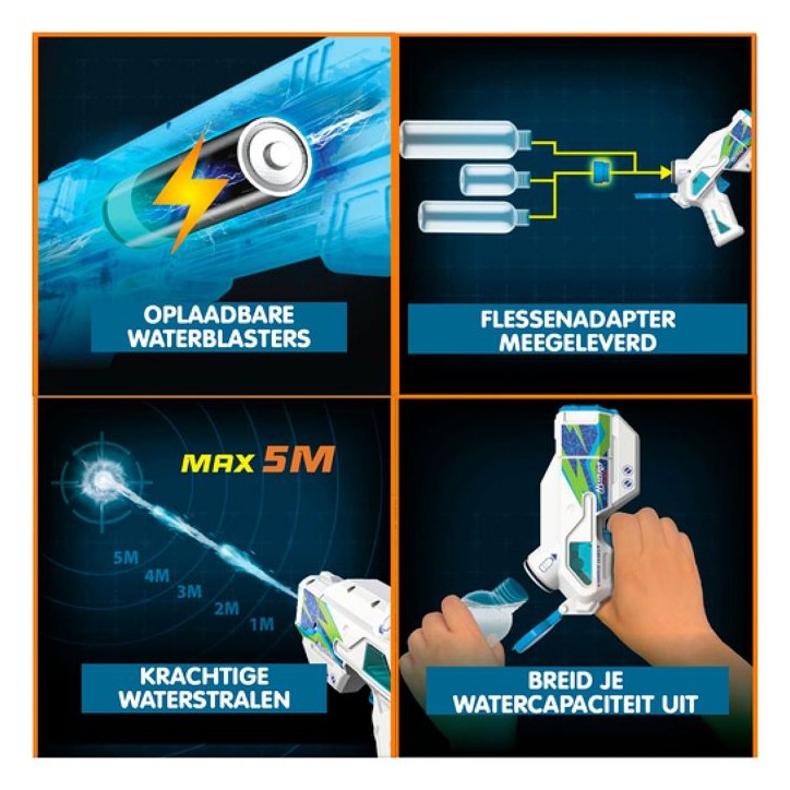 Pistolet a eau élétronique - SILVERLIT - HYDROMAD MINI BLASTER PACK 2 - Des 8 ans Pistolet a eau élétronique - SILVERLIT - HYDROMAD MINI BLASTER PACK 2 - Des 8 ans