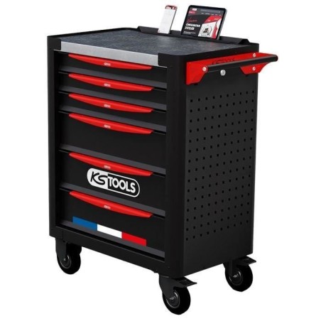 Servante d'atelier - Equipée - 6 tiroirs - KS Tools - 824.6134F - Noi