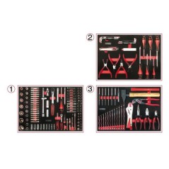 Servante d'atelier - Equipée - 6 tiroirs - KS Tools - 824.6134F - Noi