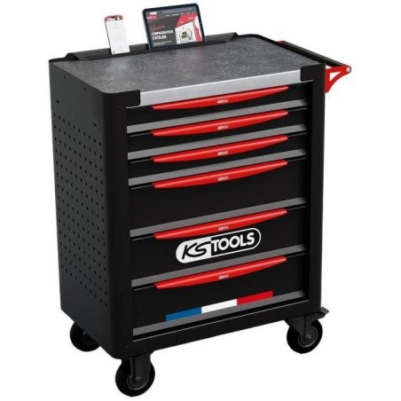 Servante d'atelier - Equipée - 6 tiroirs - KS Tools - 824.6536F - Noi