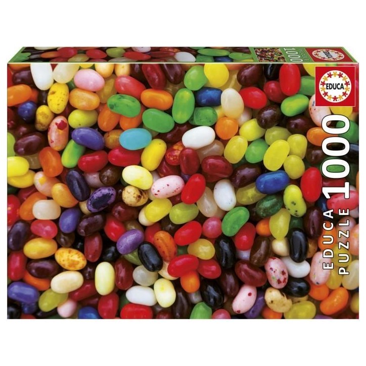 Puzzle - EDUCA - Bonbons - 1000 pieces - Multicolore - Pour adultes - Intérieur Puzzle - EDUCA - Bonbons - 1000 pieces - Multicolore - Pour adultes - Intérieur